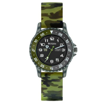 Tikkers Green Camouflage Silicone Strap ATK1085