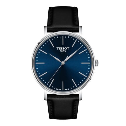 Tissot T-Classic Everytime Black Leather Strap T1434101604100